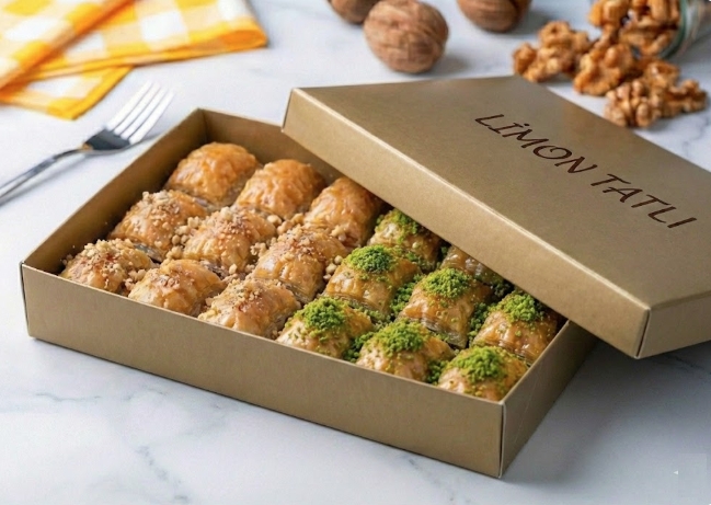 1000 Gr Karışık Cevizli ve Fıstıklı Baklava Karabük pasta siparişi