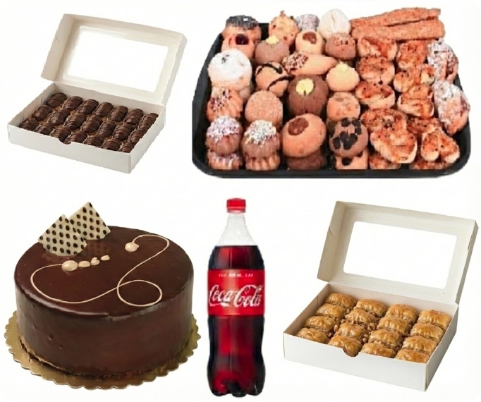 2 Litre Kola İle Zenginleştirilmiş 5'li Menü Karabük pasta siparişi