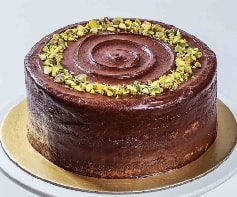 Bol Fıstıklı Çikolatalı Pasta 2-3 Kişilik Karabük pasta siparişi