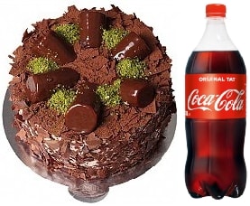 Çikolatalı Muzlu Pasta Yoğun Çikolata Karabük pasta siparişi