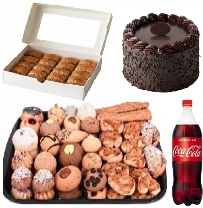 Hijyenik Üretim 6-9 Kişilik Cevizli Menü Karabük pasta siparişi