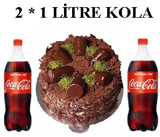 Muzlu Çikolatalı Pasta ve Çift Cola Avantaj Paketi KarabÃ¼k pasta sipariÅŸi