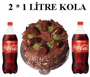 Muzlu Çikolatalı Pasta ve Çift Cola Avantaj Paketi KarabÃ¼k pasta sipariÅŸi